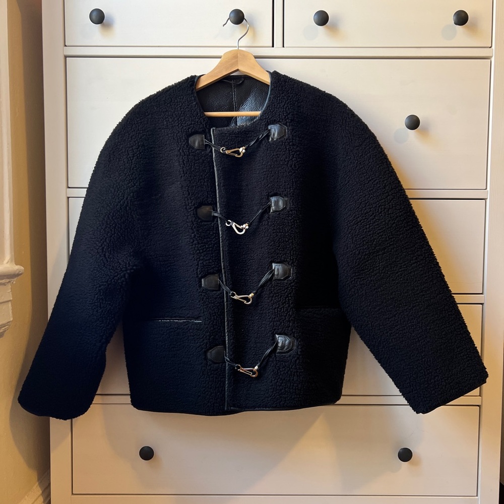Toteme Shearling Clasp Jacket